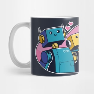 Robot Couple Mug